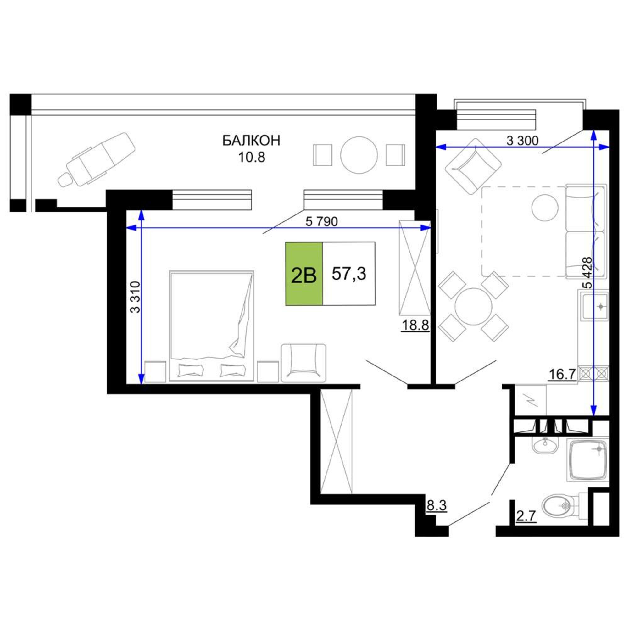 Купить квартиру за 16 044 000 рублей на Сосновый проезд, д.10 литера 2