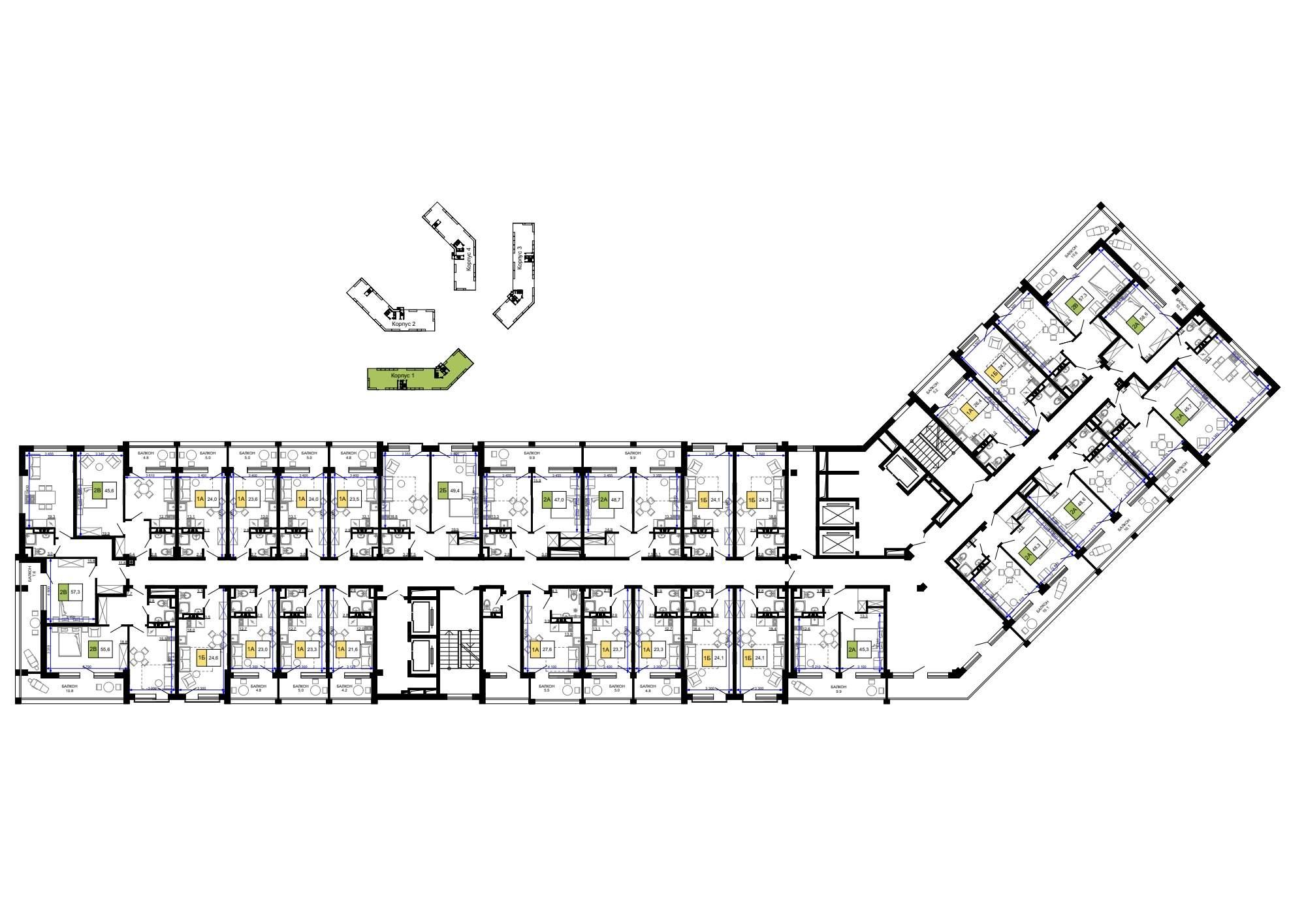 Купить квартиру за 14 592 000 рублей на Сосновый проезд, д.10 литера 2