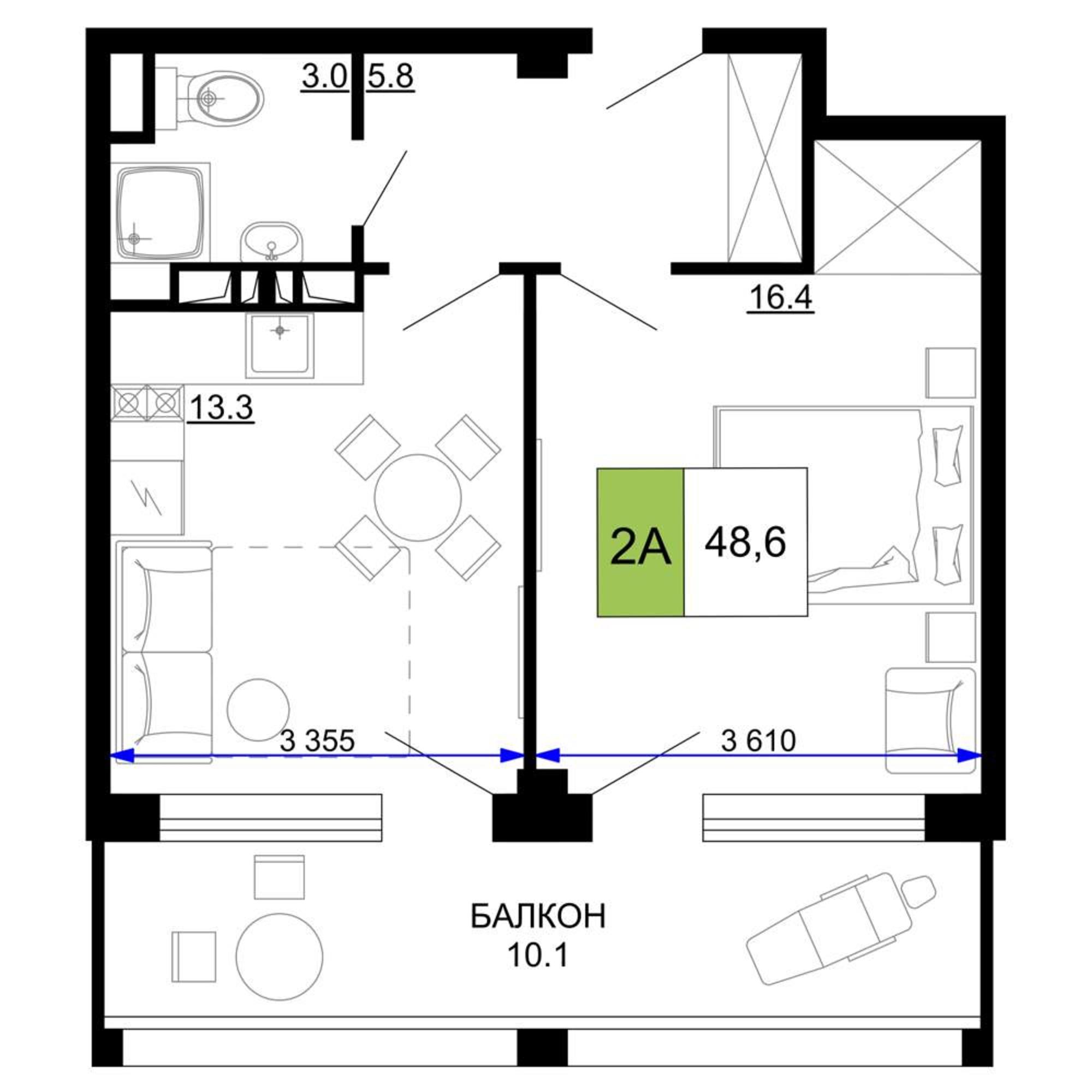 Купить квартиру за 15 552 000 рублей на Сосновый проезд, д.10 литера 2