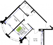 2-комн, 59.05 кв м, этаж 4/12 Межсанаторный проезд, д.20 литера 1