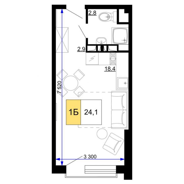 Студия Сосновый проезд, д.10 литера 2