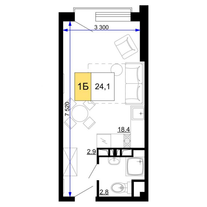 Студия Сосновый проезд, д.10 литера 2