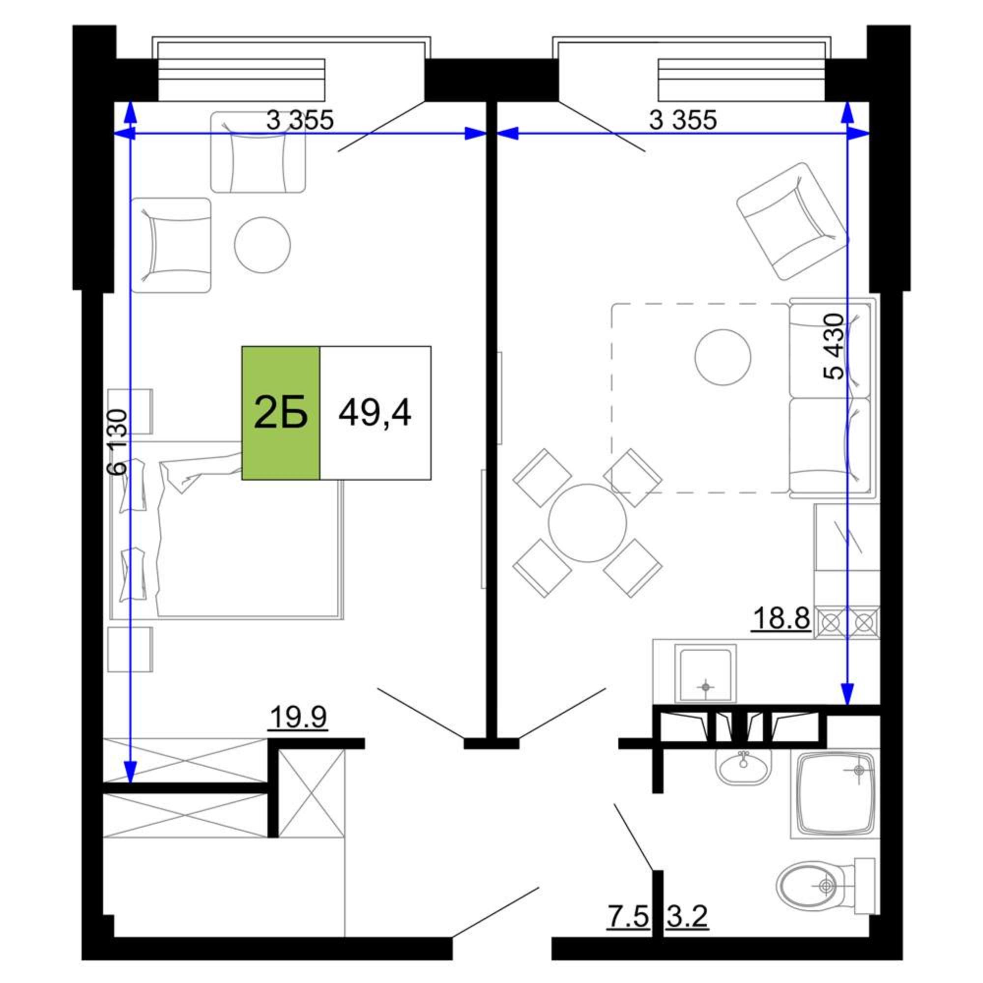 Купить квартиру за 13 832 000 рублей на Сосновый проезд, д.10 литера 2