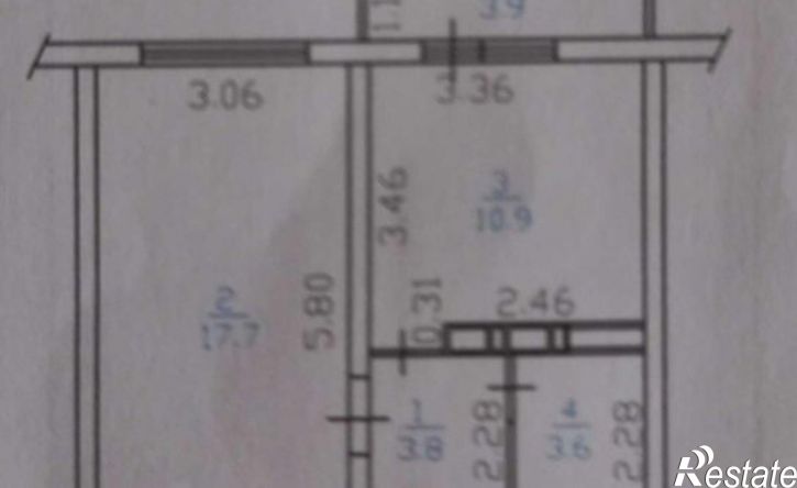 1-комн квартира ул Адмирала Пустошкина, 22 4,  д. 22 4,  к. 4