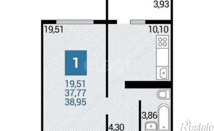 1-комн квартира улица Ленина, 229,  д. 229