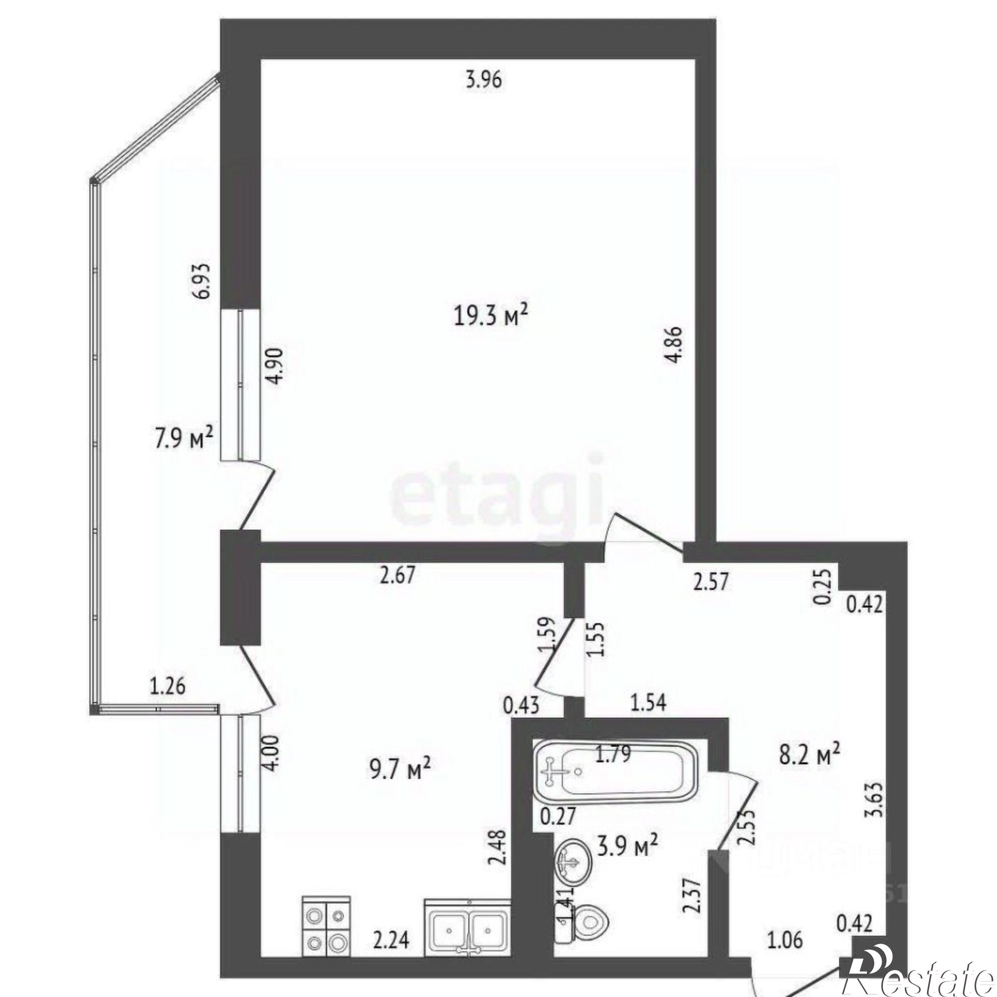 Купить квартиру за 5 200 000 рублей на Станичная улица, 9