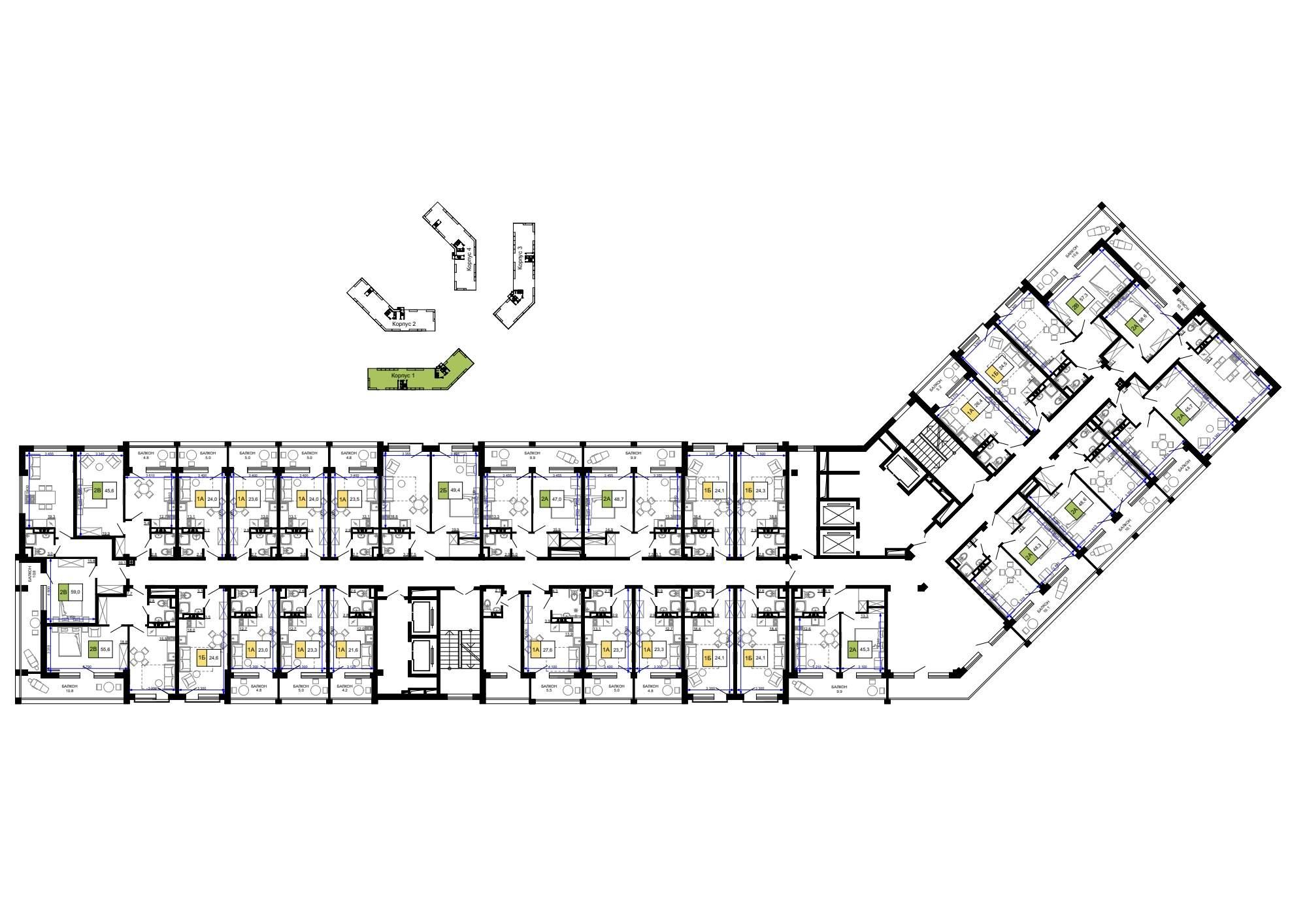 Купить квартиру за 16 680 000 рублей на Сосновый проезд, д.10 литера 2