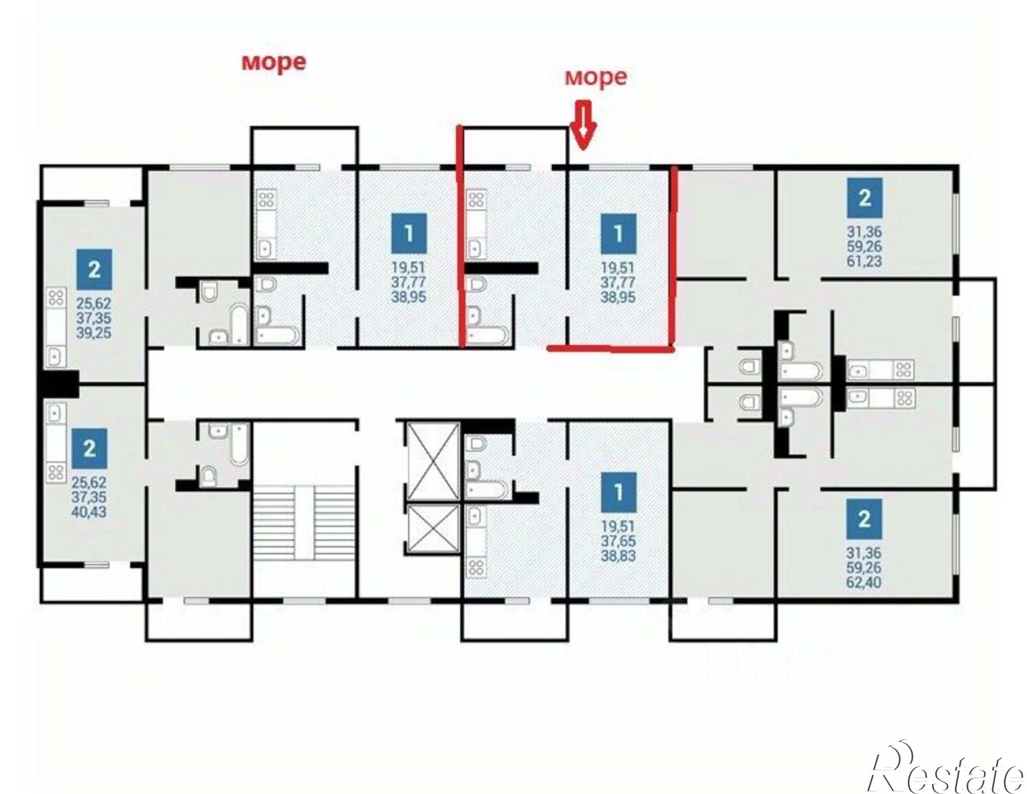 Купить квартиру за 7 200 000 рублей на улица Адмирала Пустошкина, 16