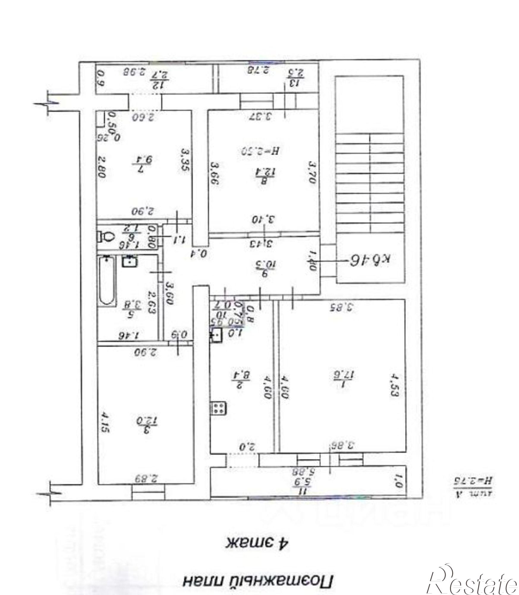 Купить квартиру за 9 500 000 рублей на Стахановская улица, 1