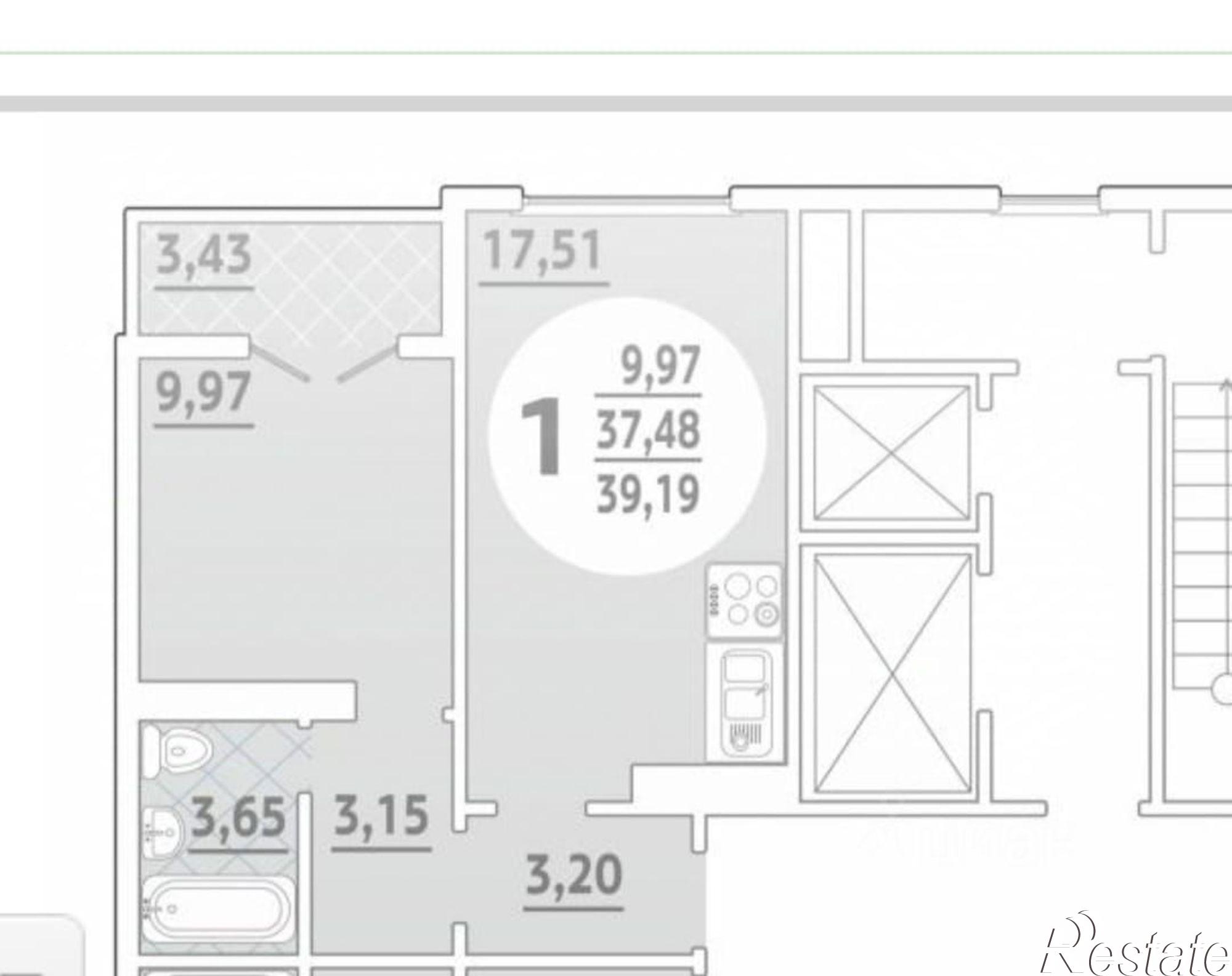 Купить квартиру за 7 000 000 рублей на улица Адмирала Пустошкина, 22 с6