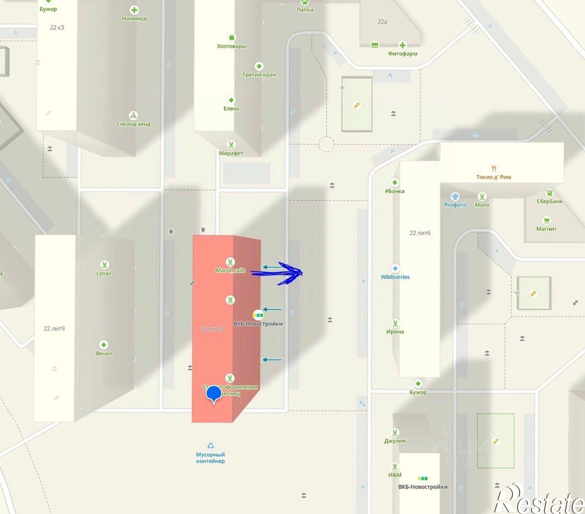 Купить квартиру за 5 800 000 рублей на улица Адмирала Пустошкина, 22 с10