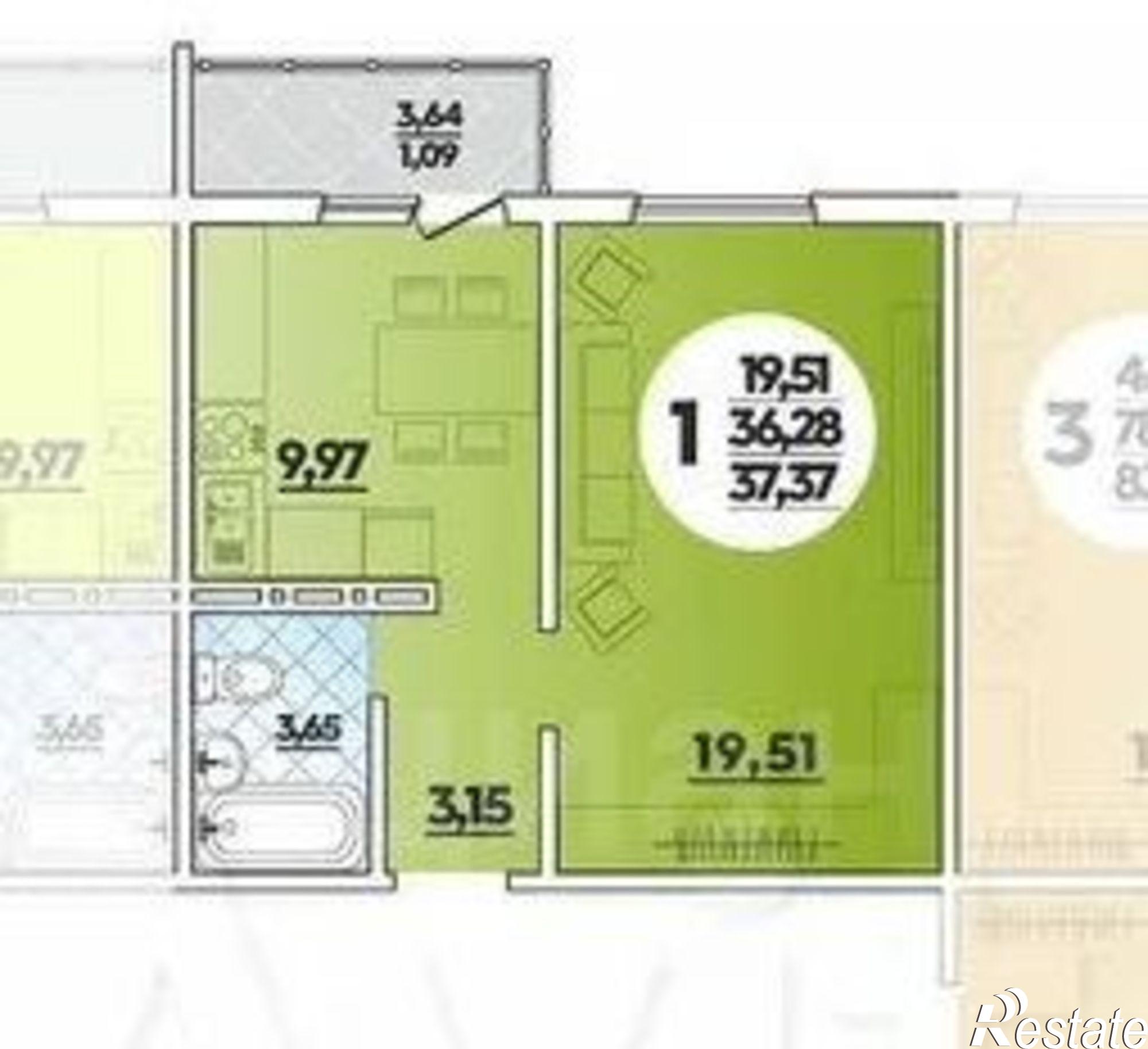 Купить квартиру за 5 800 000 рублей на улица Адмирала Пустошкина, 22 с10