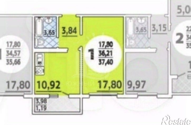 1-комн квартира Анапский район, Анапа г.