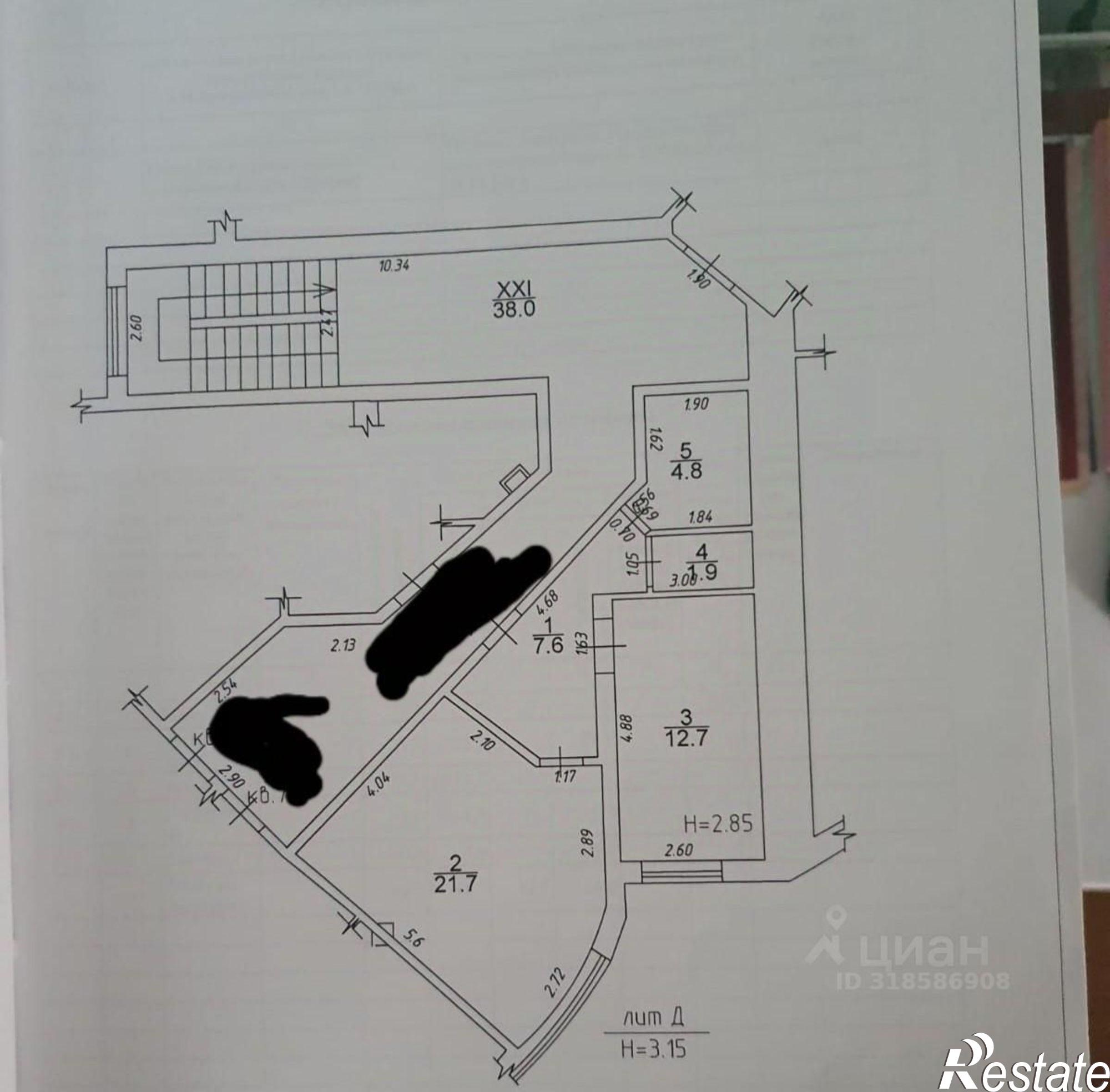 Купить квартиру за 9 900 000 рублей на Северная улица, 3Б