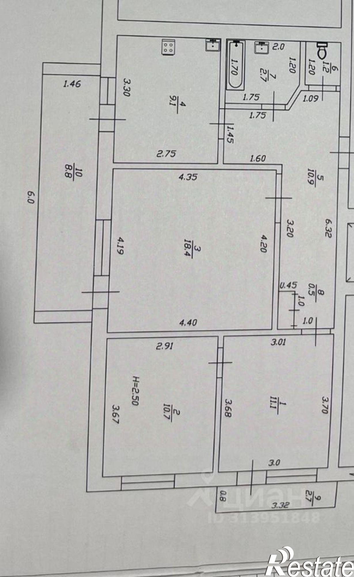 Купить квартиру за 8 100 000 рублей на ул Крылова, 18