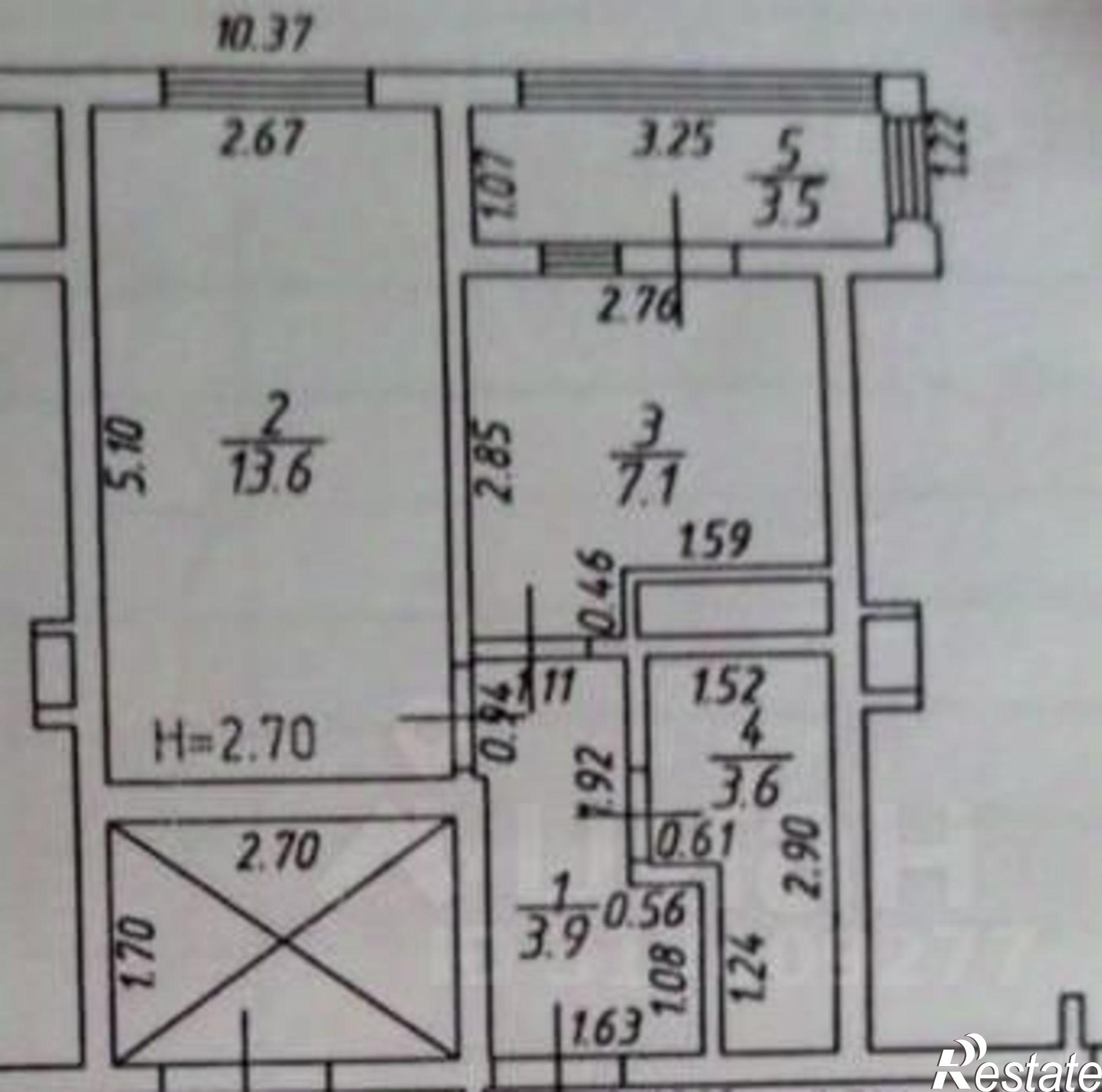 Купить квартиру за 5 500 000 рублей на ул Парковая, 64А 3