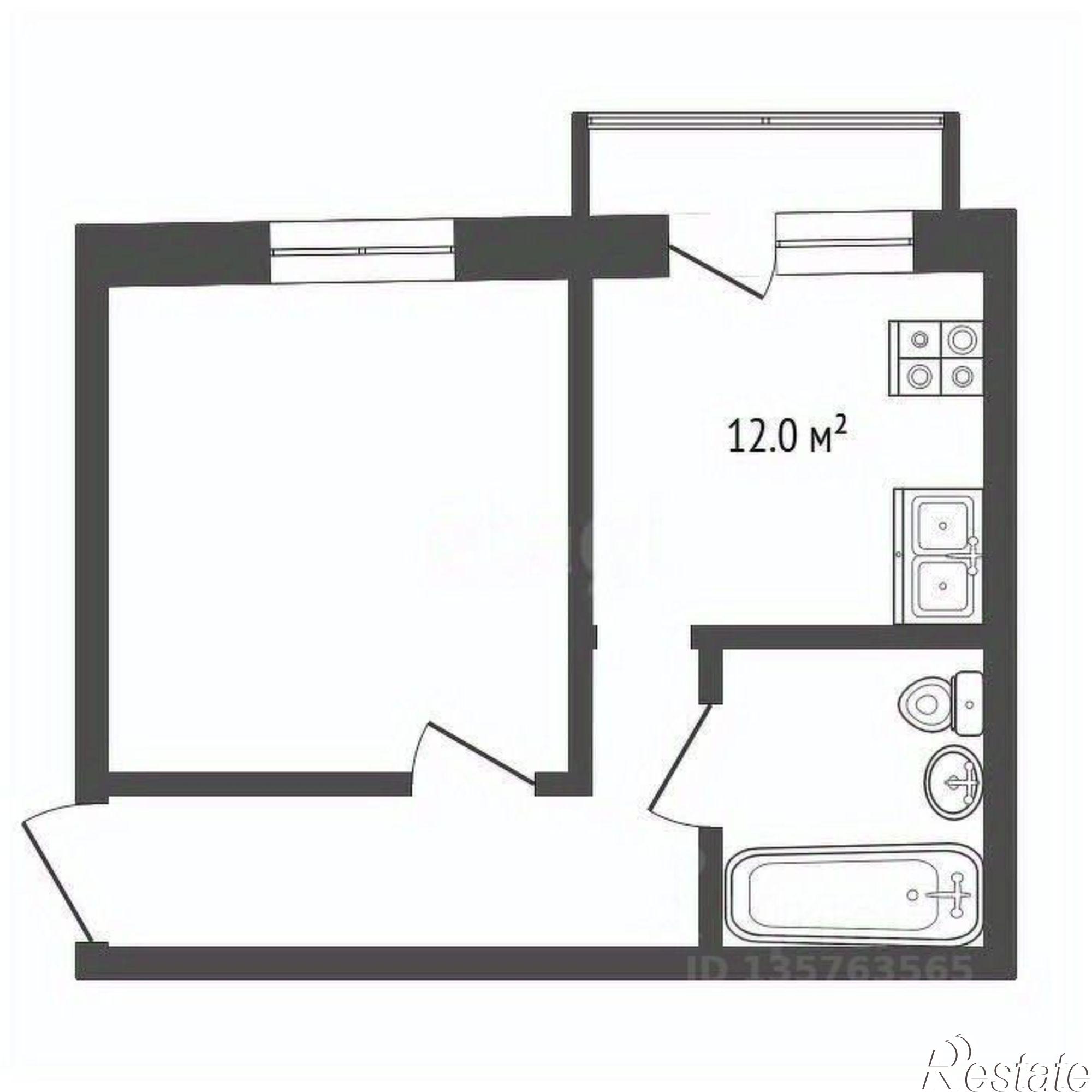 Купить квартиру за 5 800 000 рублей на улица Адмирала Пустошкина, 22 с6