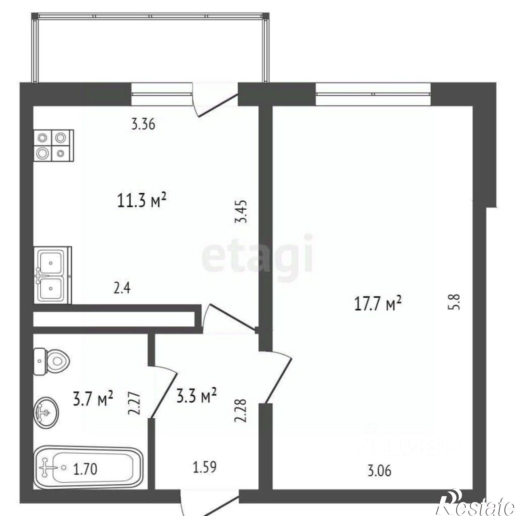 Купить квартиру за 6 200 000 рублей на муниципальный округ Анапа