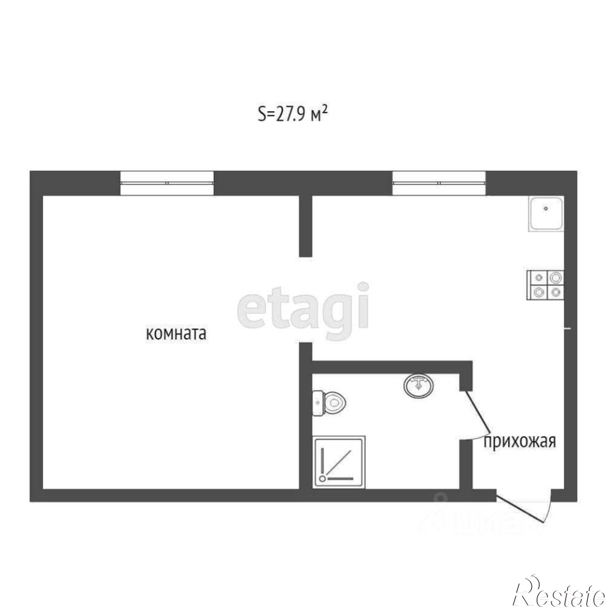 Купить квартиру за 3 600 000 рублей на улица Адмирала Пустошкина, 22 с6