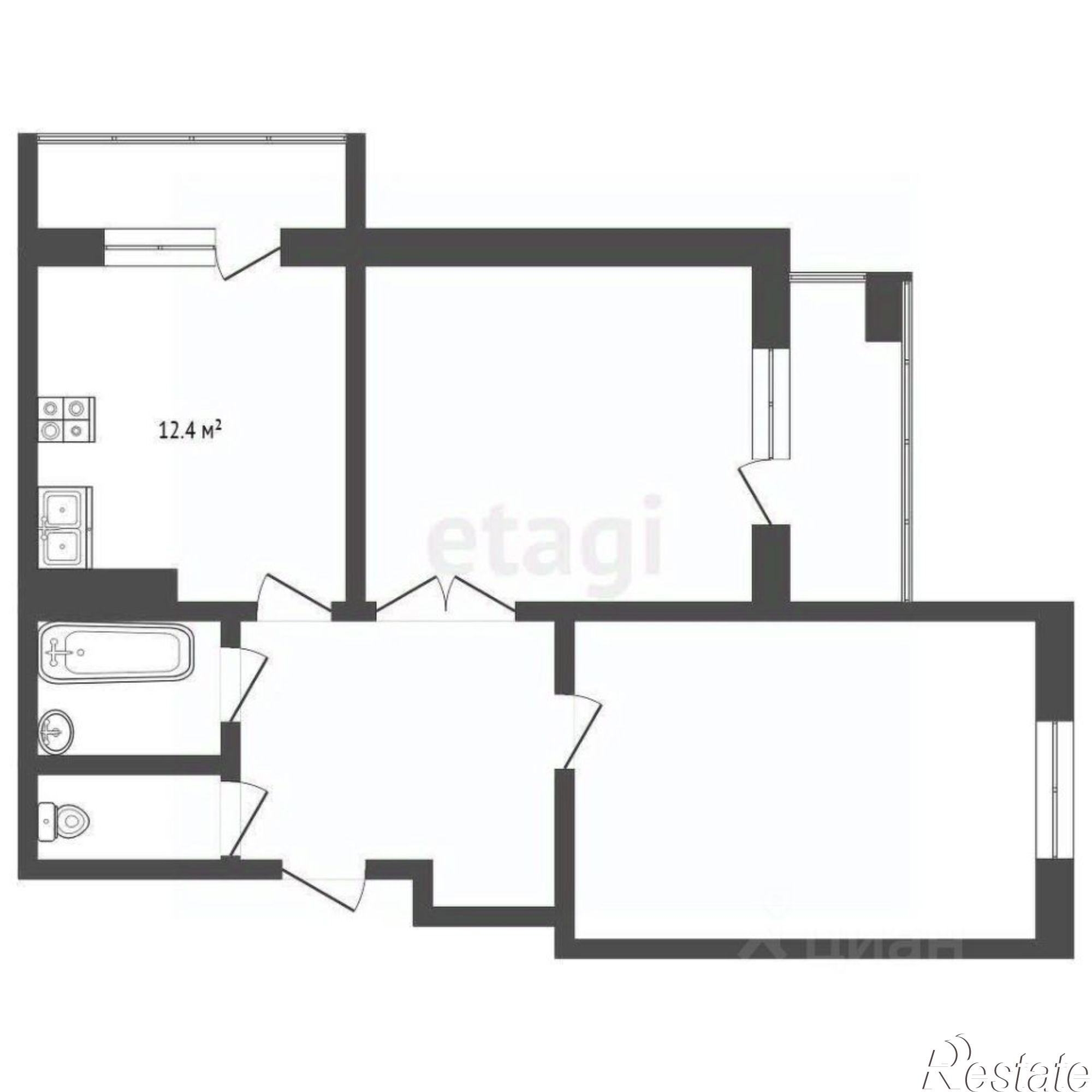 Купить квартиру за 9 800 000 рублей на улица Омелькова, 20 к7