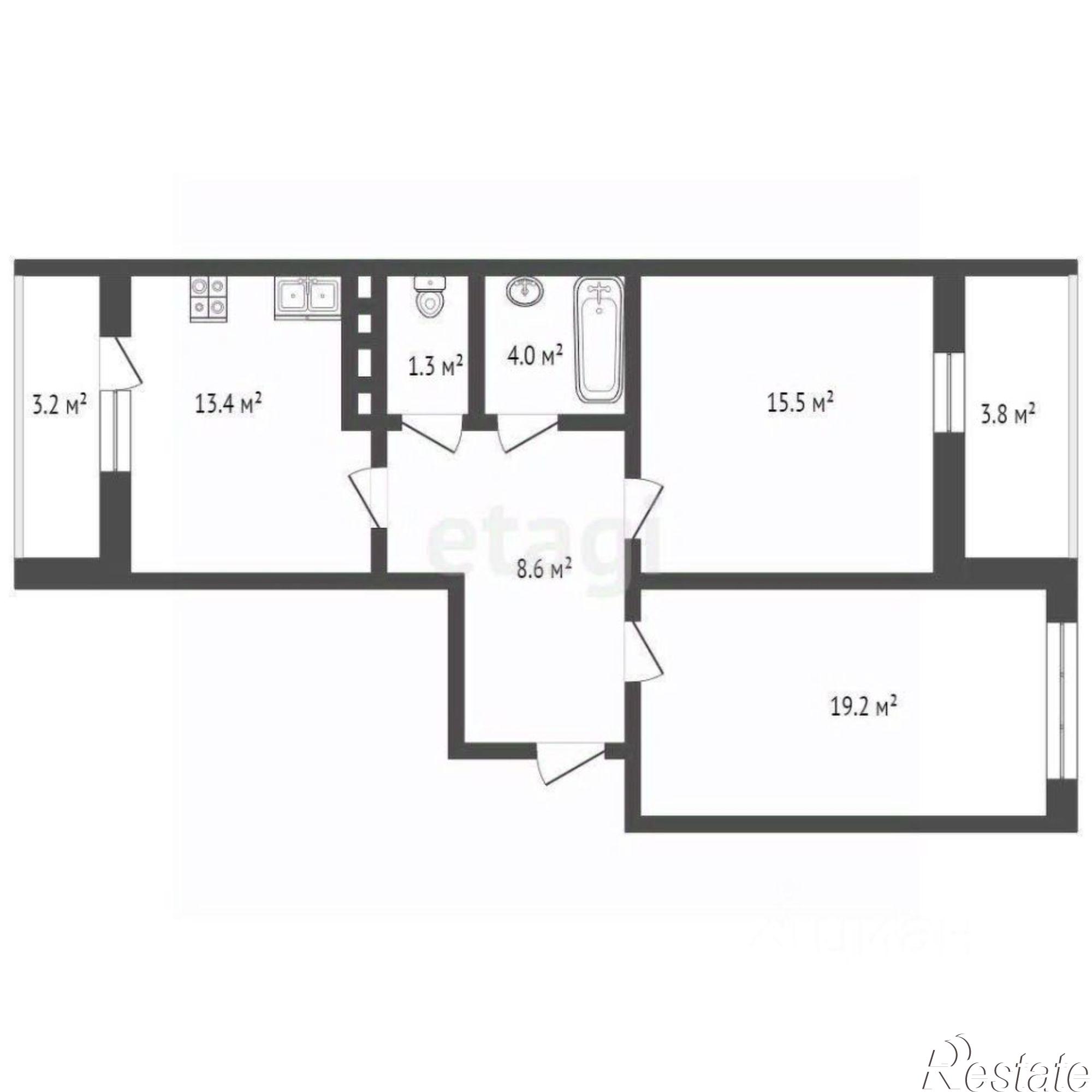 Купить квартиру за 8 800 000 рублей на Супсехское шоссе, 26 к3