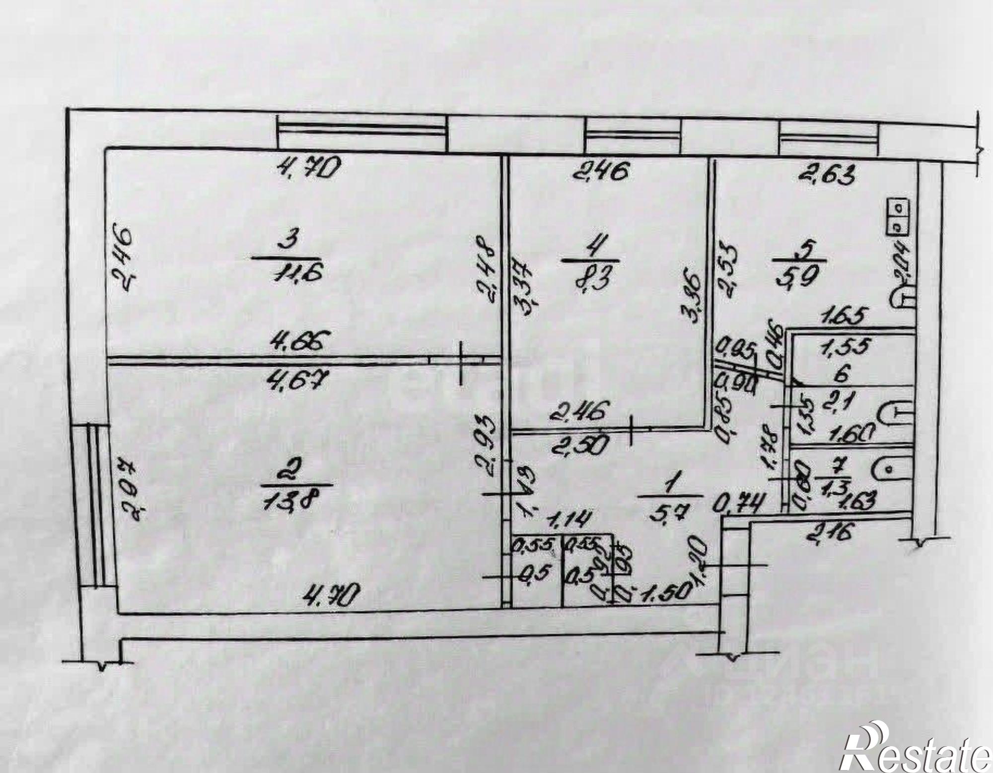 Купить квартиру за 6 700 000 рублей на ул Новороссийская, 239