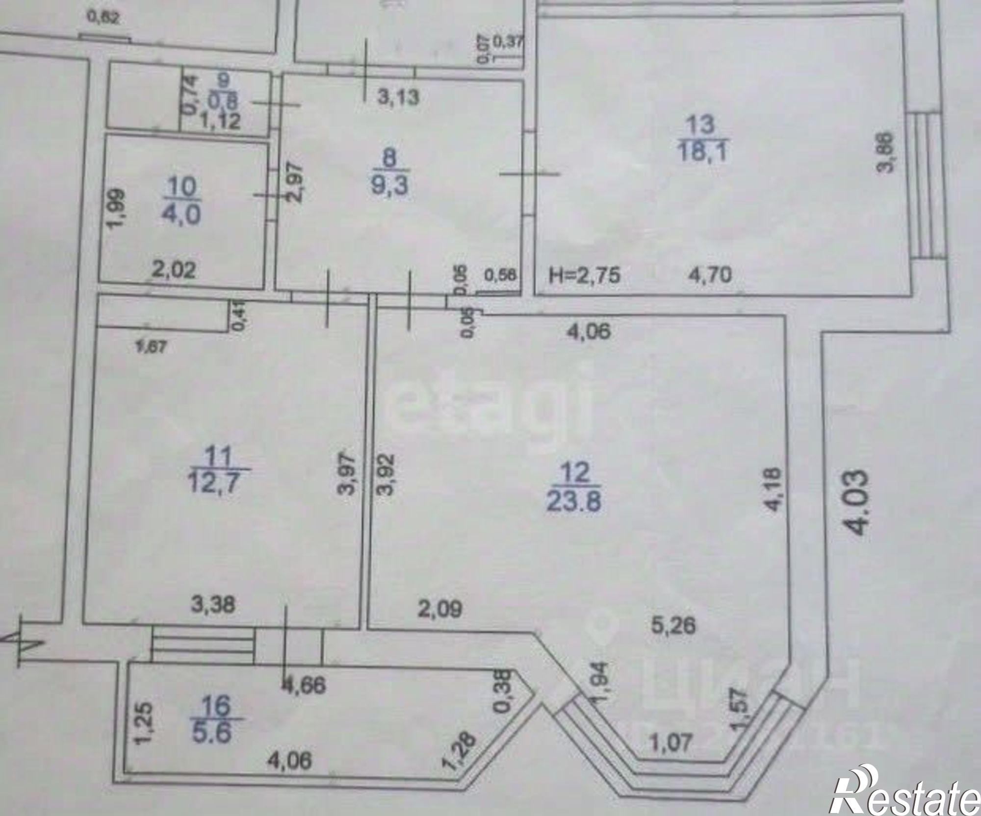 Купить квартиру за 10 500 000 рублей на ул Омелькова, 20 2