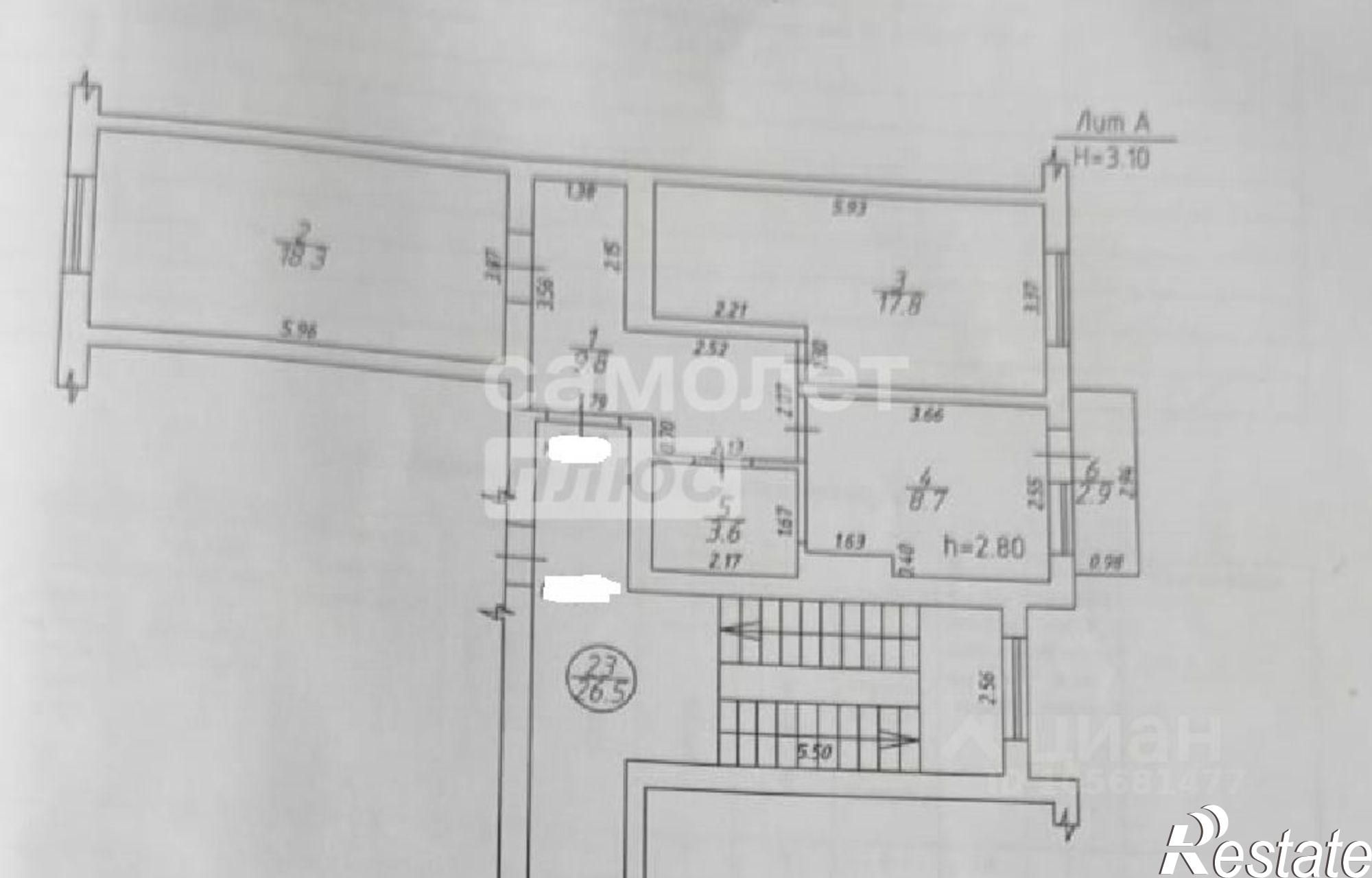 Купить квартиру за 6 500 000 рублей на Солнечная улица, 54