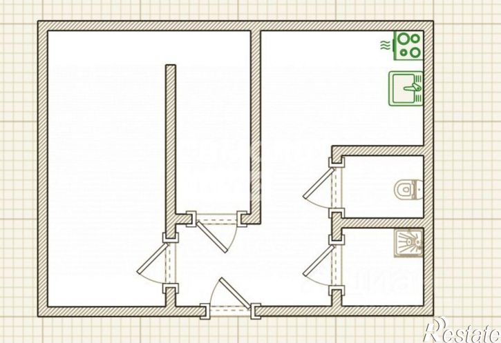2-комн квартира Анапский район, Анапа г., 12-й мкр.