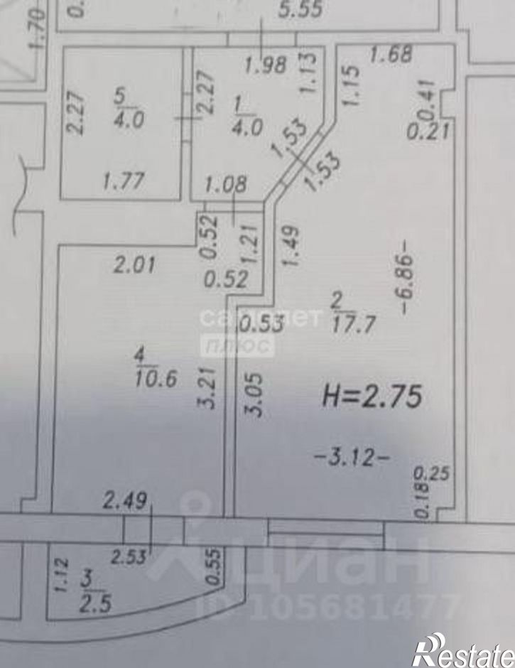1-комн квартира Объездная улица, 10,  д. 10