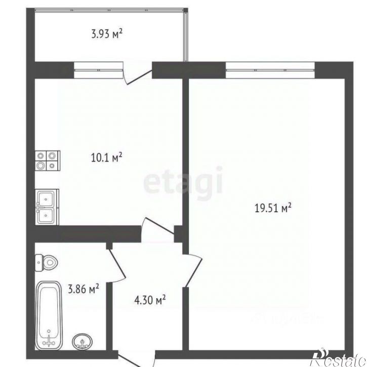 1-комн квартира улица Ленина, 229,  д. 229