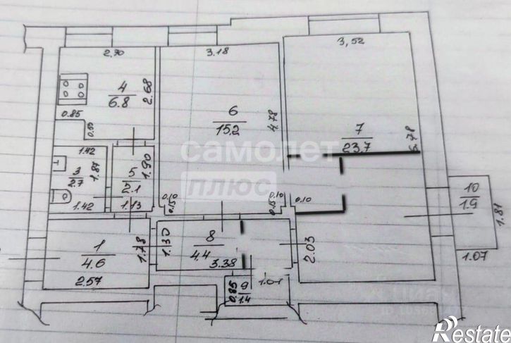 3-комн квартира ул Ленина, 68,  д. 68