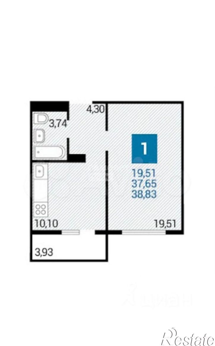 1-комн квартира улица Ленина, 237,  д. 237