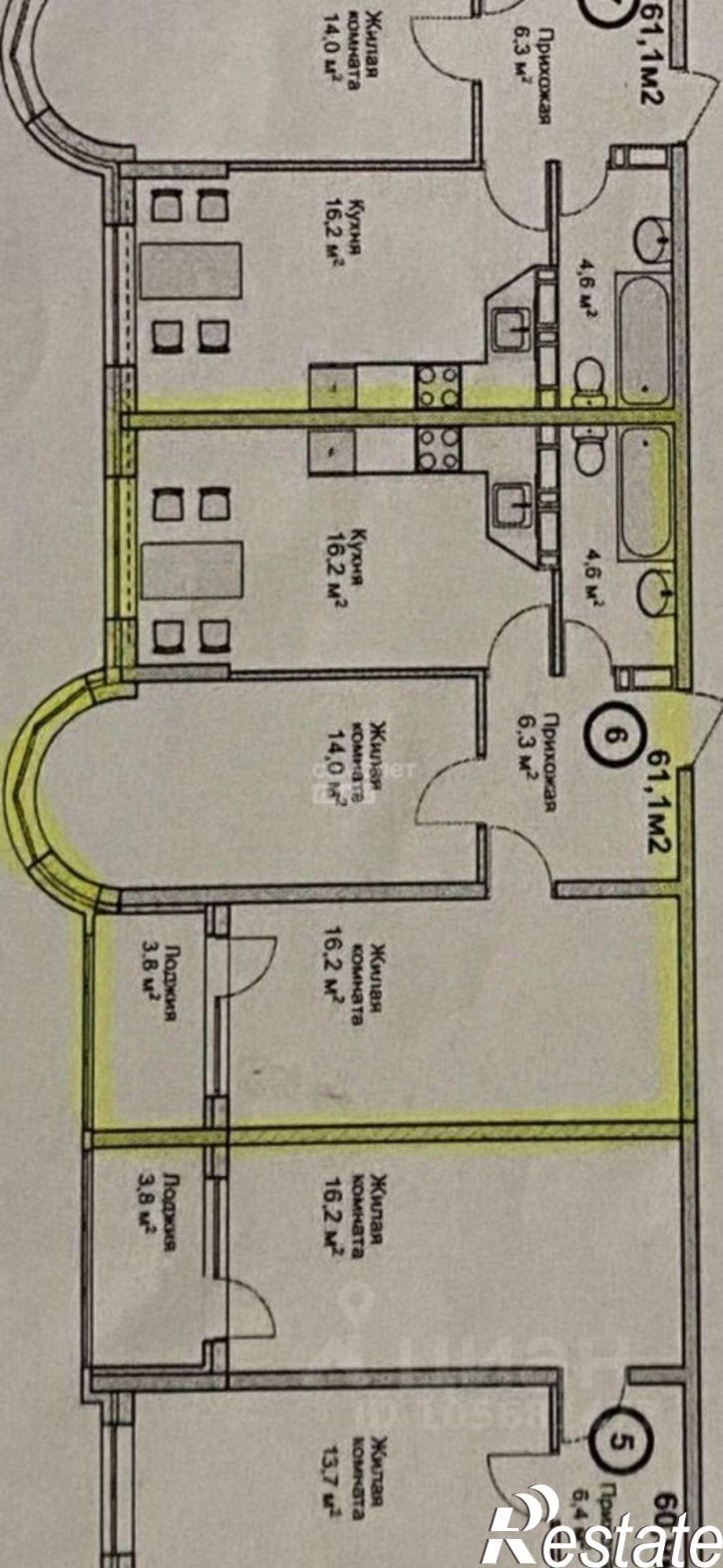 2-комн квартира ул Верхняя дорога, 151 3,  д. 151 3,  к. 3