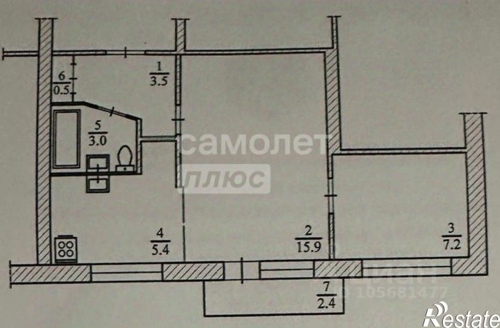 2-комн квартира Анапский район, Анапа г., 12-й мкр.