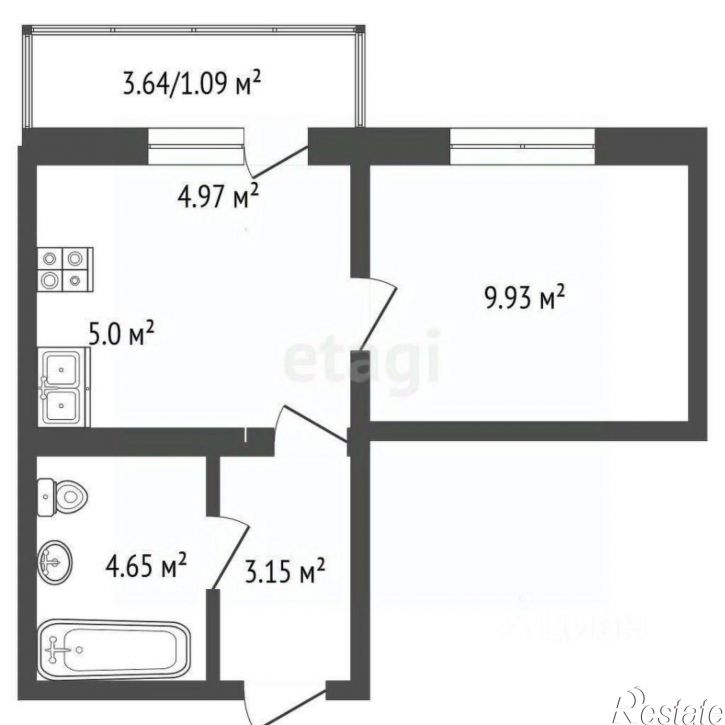 1-комн квартира муниципальный округ Анапа