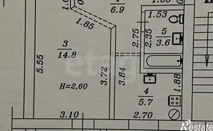 3-комн квартира ул Маяковского, 84,  д. 84