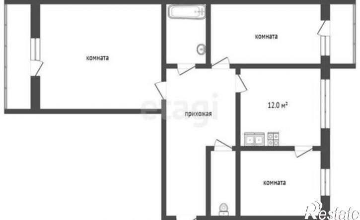 3-комн квартира Супсехское шоссе, 26 к7,  д. 26 к7