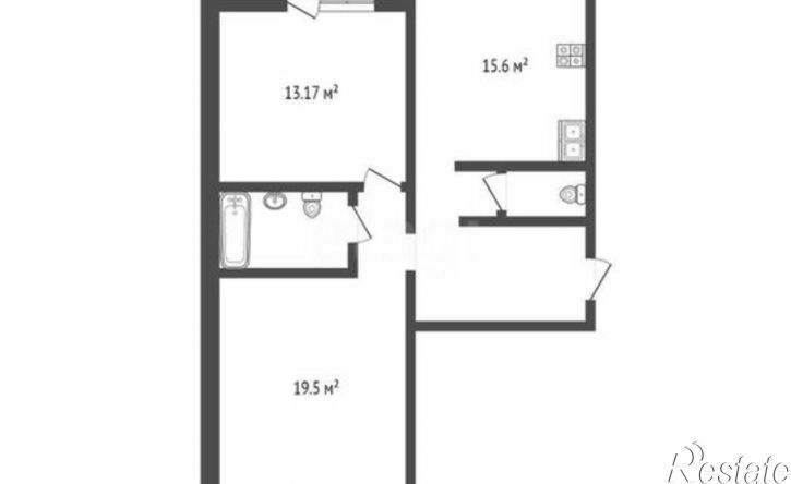 2-комн квартира улица Адмирала Пустошкина, 22 с10,  д. 22 с10
