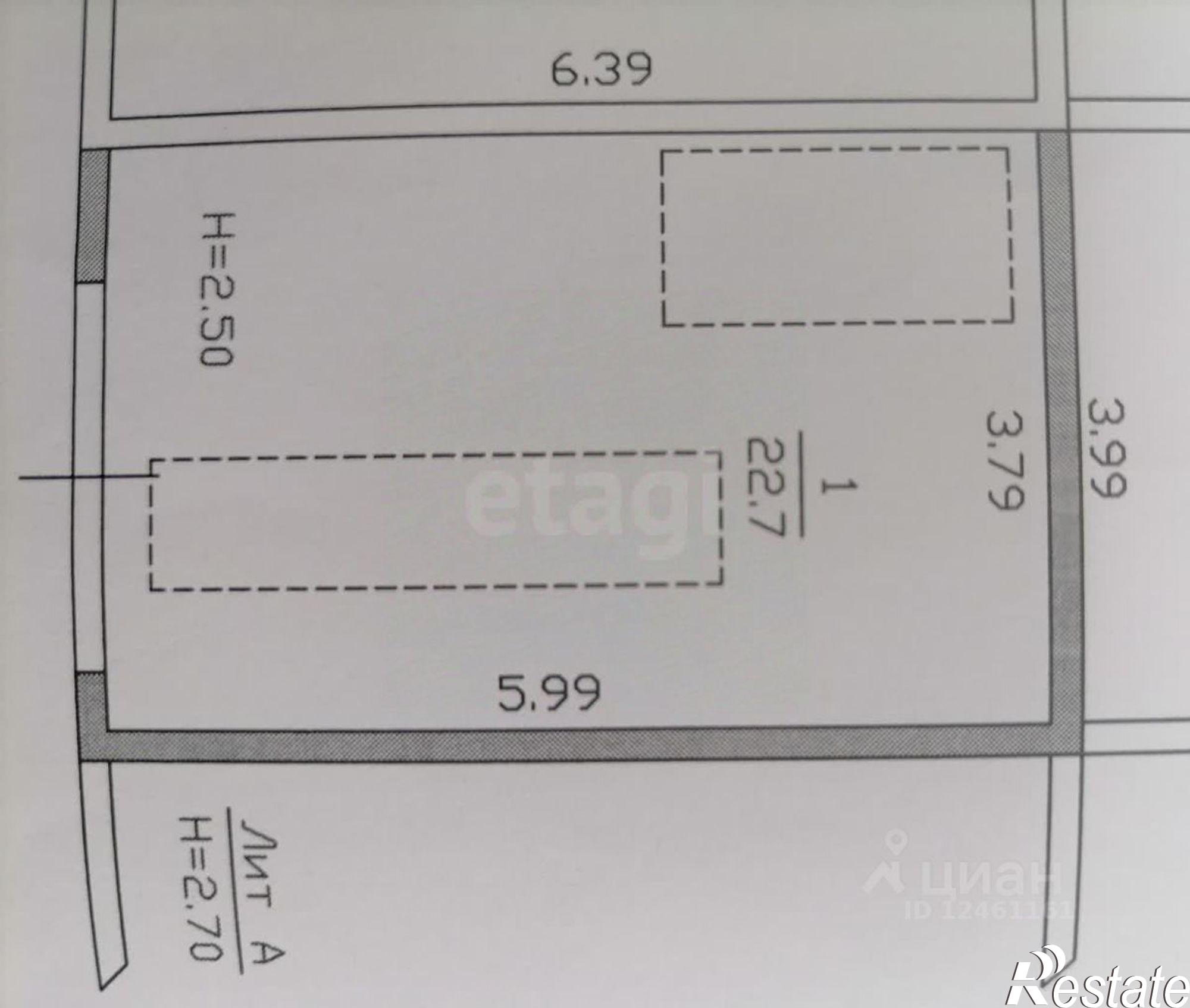 Купить гараж, место в паркинге за 1 240 540 рублей на ул Чехова, 50А