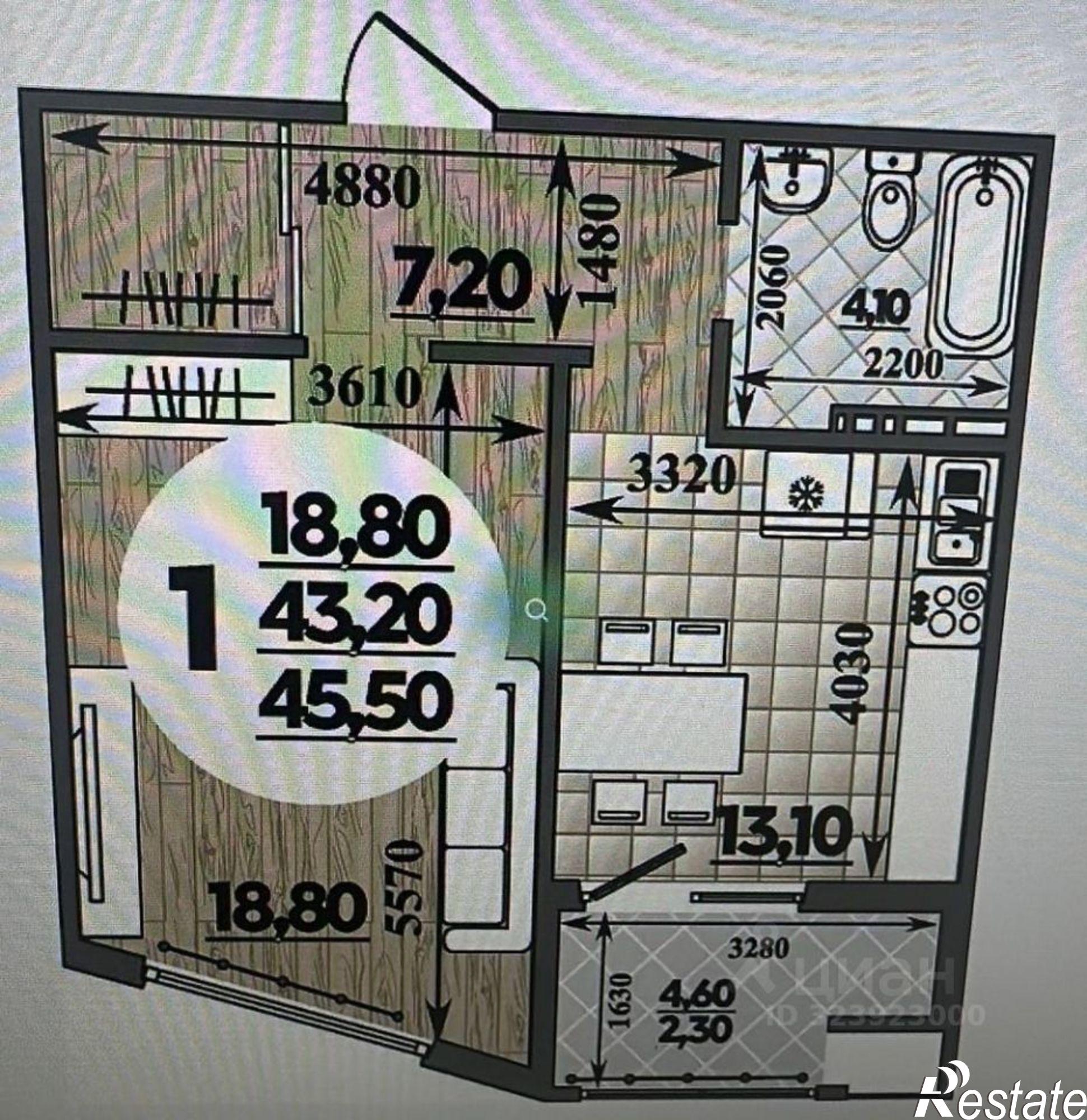 Купить квартиру за 7 395 000 рублей на улица Адмирала Пустошкина, 22 с2