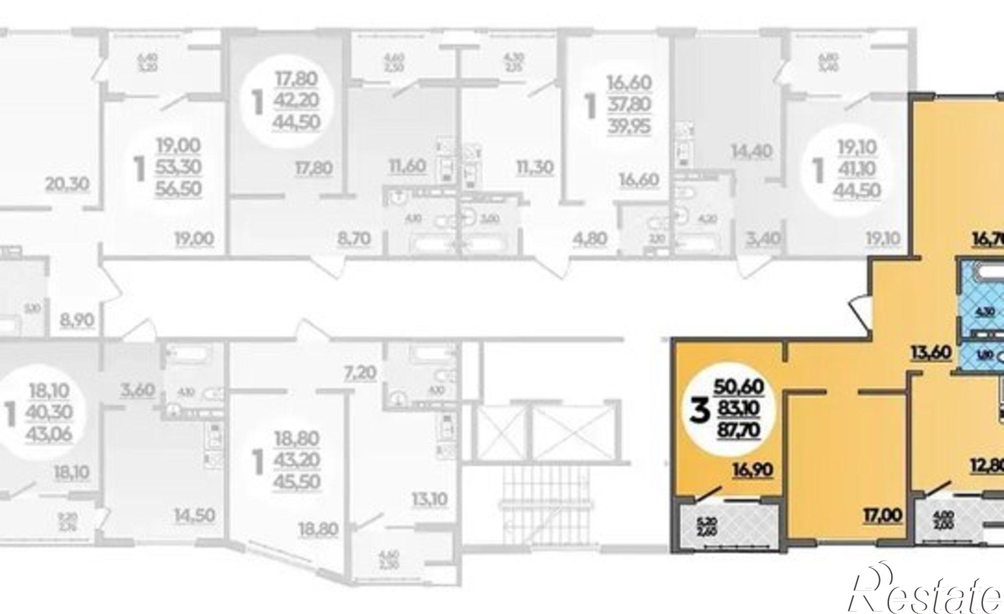 Купить квартиру за 11 300 000 рублей на ул Адмирала Пустошкина, 22 4