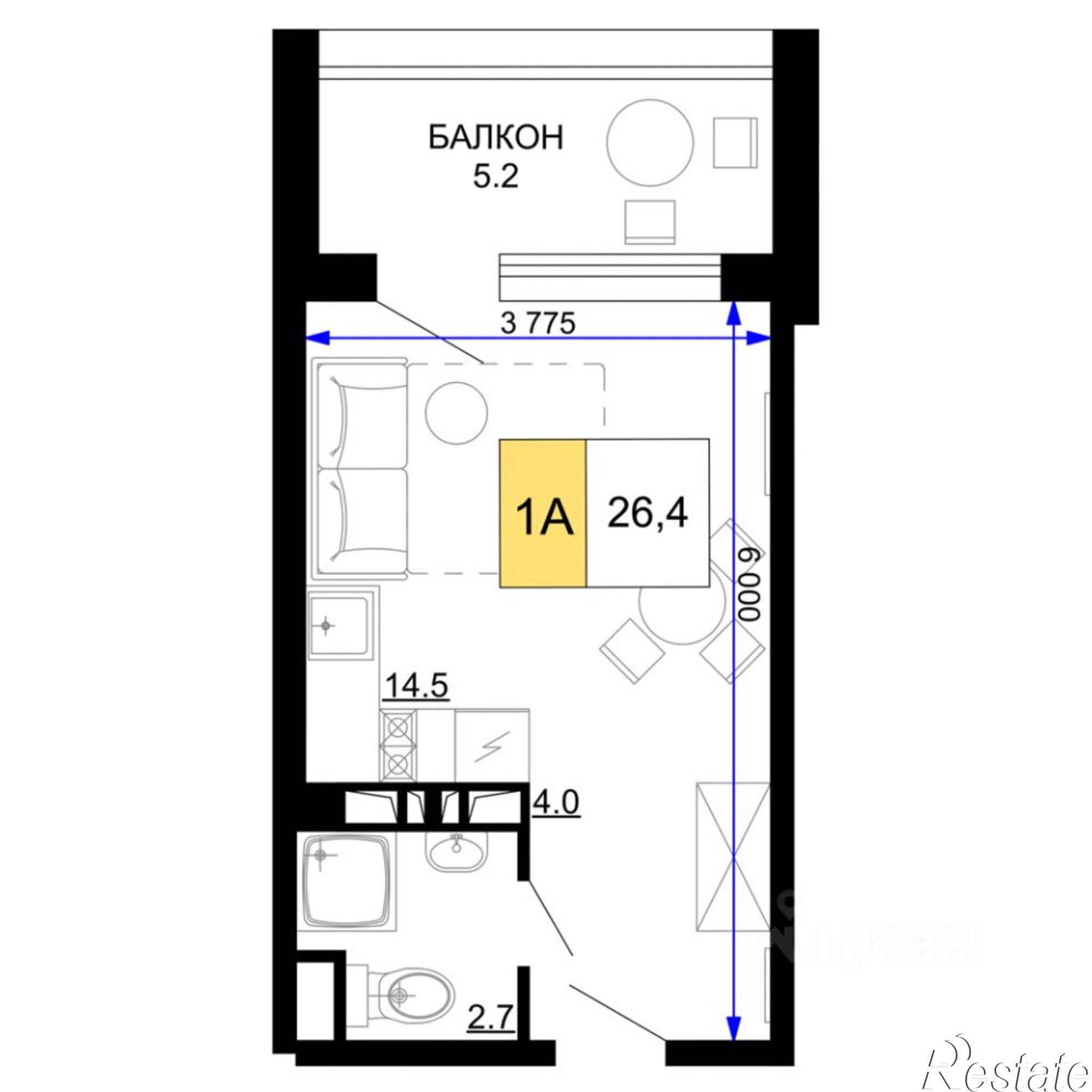 Купить квартиру за 13 305 600 рублей на ул Дружбы, 11