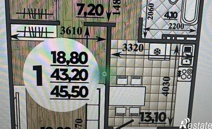 1-комн квартира ул Адмирала Пустошкина, 22 2,  д. 22 2,  к. 2