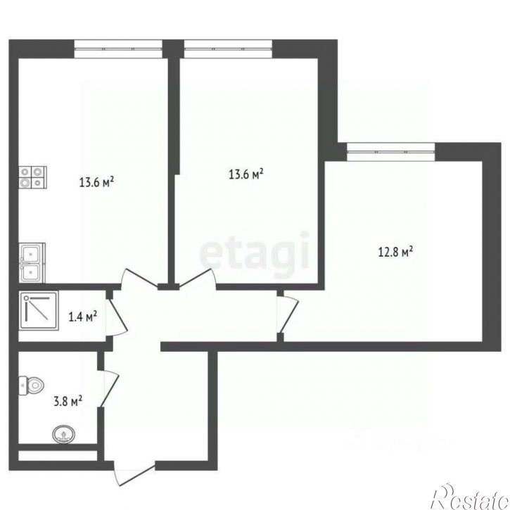 2-комн квартира улица Ленина, 185А к1,  д. 185А к1