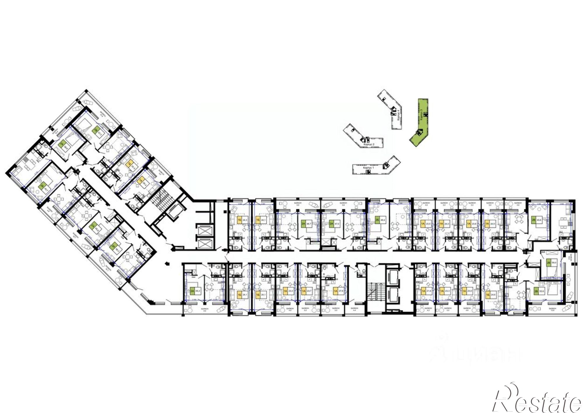 Купить квартиру за 13 910 400 рублей на ул Дружбы, 11