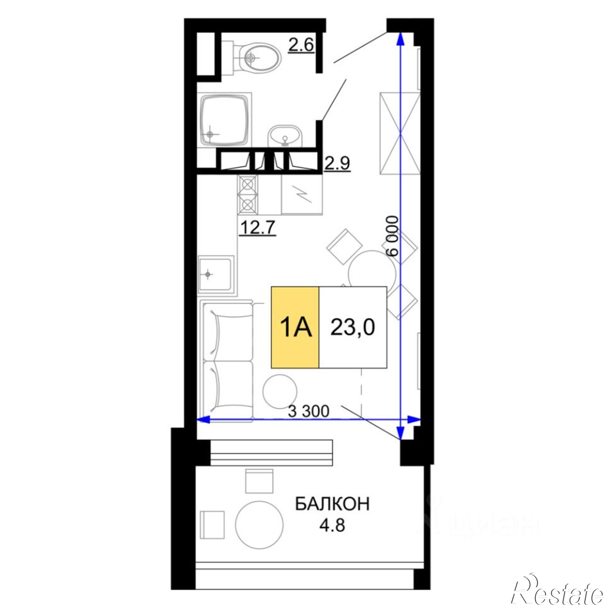 Купить квартиру за 12 719 000 рублей на улица Дружбы, 11