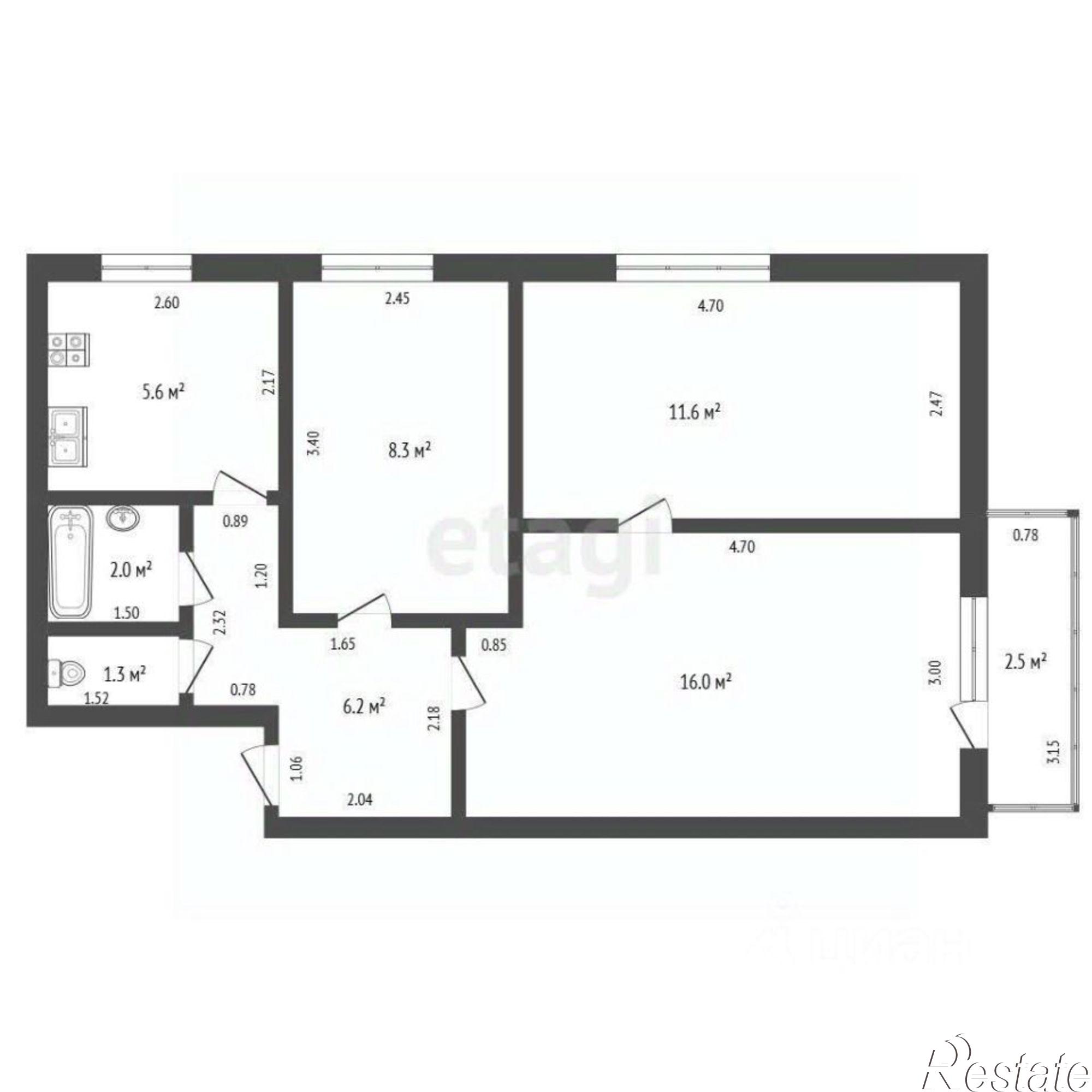 Купить квартиру за 7 350 000 рублей на муниципальный округ Анапа