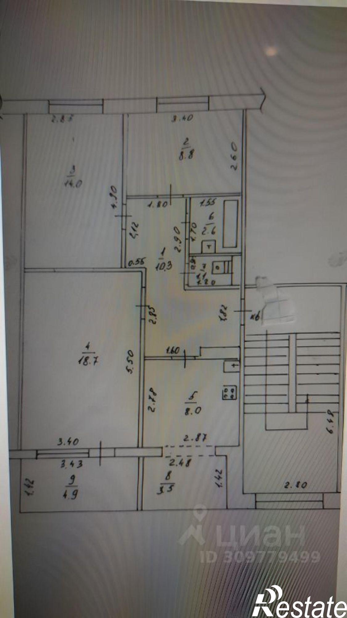 Купить квартиру за 10 000 000 рублей на 12-й микрорайон, 17