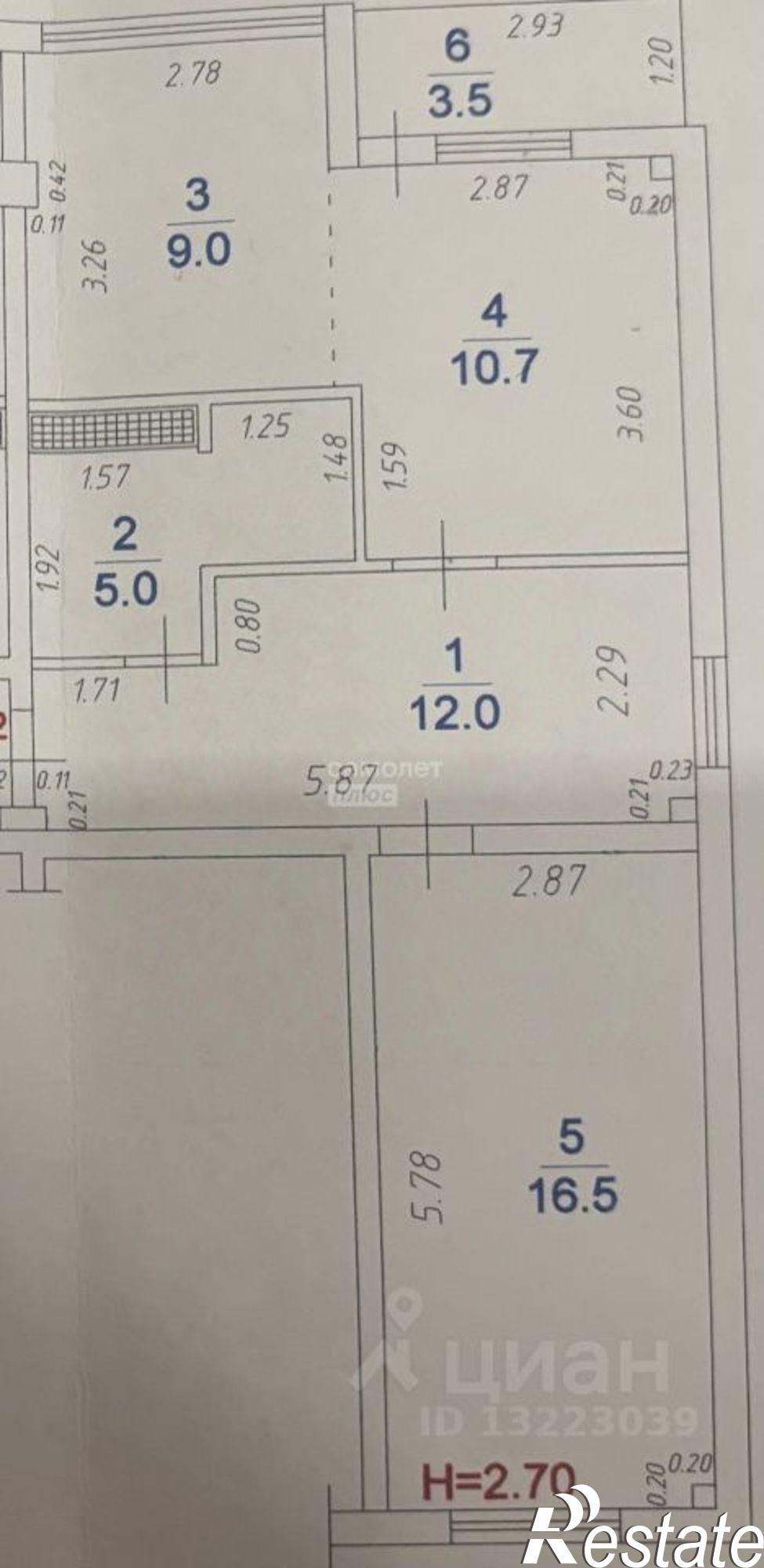 Купить квартиру за 8 450 000 рублей на ул Рождественская, 57 2